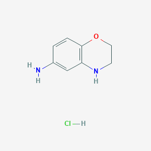 3,4-dihydro-2H-1,4-benzoxazin-6-amine hydrochloride