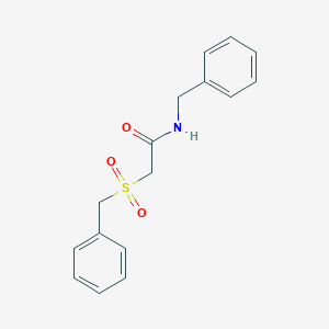 molecular formula C16H17NO3S B2426592 N-benzyl-2-(benzylsulfonyl)acetamide CAS No. 885907-65-3