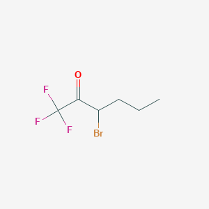 molecular formula C6H8BrF3O B2426594 3-Bromo-1,1,1-trifluoro-hexan-2-one CAS No. 238407-03-9