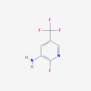 B2426633 2-Fluoro-5-(trifluoromethyl)pyridin-3-amine CAS No. 72600-65-8; 852062-17-0