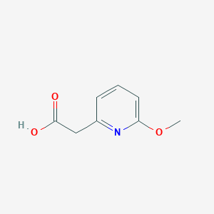 molecular formula C8H9NO3 B2426652 2-(6-Methoxypyridin-2-yl)acetic acid CAS No. 944896-97-3