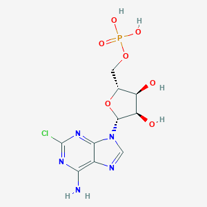 molecular formula C₂₂H₄₃ClN₇O₇P B024267 2-Chloro-adenosine monophosphate CAS No. 21466-01-3