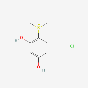 molecular formula C8H11ClO2S B2426758 Dimethyl-2,4-dihydroxyphenylsulfonium chloride CAS No. 193684-62-7