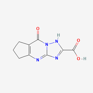 8-Oxo-5,6,7,8-tetrahydro-4H-cyclopenta[d][1,2,4]-triazolo[1,5-a]pyrimidine-2-carboxylic acid