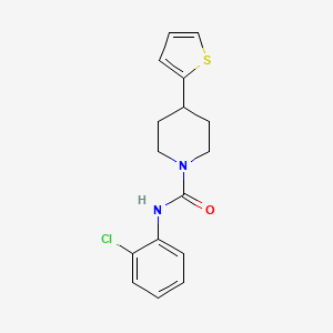 N-(2-chlorophenyl)-4-(thiophen-2-yl)piperidine-1-carboxamide