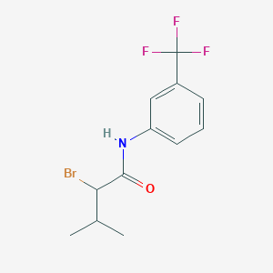 2-bromo-3-methyl-N-[3-(trifluoromethyl)phenyl]butanamide