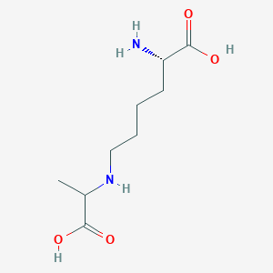 molecular formula C9H18N2O4 B024268 N(6)-(1-羧乙基)-L-赖氨酸 CAS No. 5746-03-2