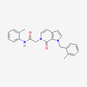 2-[1-(2-methylbenzyl)-7-oxo-1,7-dihydro-6H-pyrrolo[2,3-c]pyridin-6-yl]-N-(2-methylphenyl)acetamide