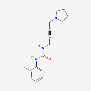 1-(4-(Pyrrolidin-1-yl)but-2-yn-1-yl)-3-(o-tolyl)urea