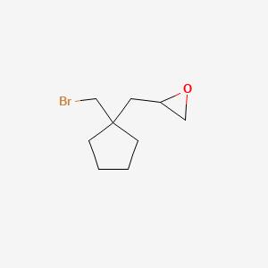 2-[[1-(Bromomethyl)cyclopentyl]methyl]oxirane