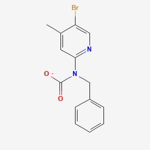 N-benzyl-N-(5-bromo-4-methylpyridin-2-yl)carbamate