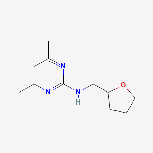 (4,6-Dimethylpyrimidin-2-yl)(oxolan-2-ylmethyl)amine