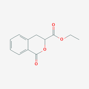 molecular formula C12H12O4 B2426873 Ethyl 1-oxoisochroman-3-carboxylate CAS No. 16266-88-9