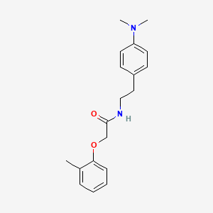 molecular formula C19H24N2O2 B2426940 N-(4-(dimethylamino)phenethyl)-2-(o-tolyloxy)acetamide CAS No. 953170-48-4