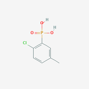 molecular formula C7H8ClO3P B2427095 (2-Chloro-5-methylphenyl)phosphonic acid CAS No. 99513-11-8