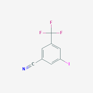 molecular formula C8H3F3IN B2427138 3-Iodo-5-(trifluoromethyl)benzonitrile CAS No. 691877-05-1
