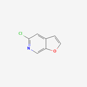 molecular formula C7H4ClNO B2427154 5-Chlorofuro[2,3-c]pyridine CAS No. 1782264-34-9