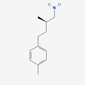 molecular formula C12H19N B2427229 (2R)-2-Methyl-4-(4-methylphenyl)butan-1-amine CAS No. 2248172-16-7