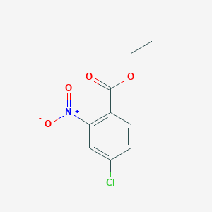 molecular formula C9H8ClNO4 B2427243 Ethyl 4-chloro-2-nitrobenzoate CAS No. 1156892-37-3