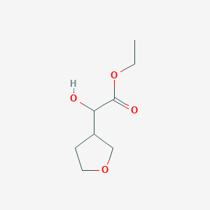molecular formula C8H14O4 B2427248 Ethyl 2-hydroxy-2-(oxolan-3-yl)acetate CAS No. 221546-88-9