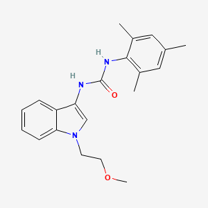 1-mesityl-3-(1-(2-methoxyethyl)-1H-indol-3-yl)urea