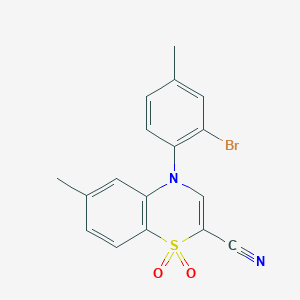 N-(2,4-difluorophenyl)-4-(4-oxoquinazolin-3(4H)-yl)piperidine-1-carboxamide