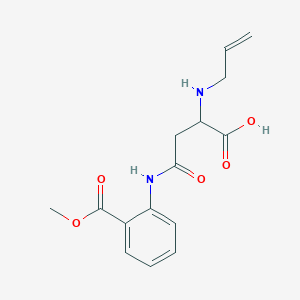 2-(Allylamino)-4-((2-(methoxycarbonyl)phenyl)amino)-4-oxobutanoic acid