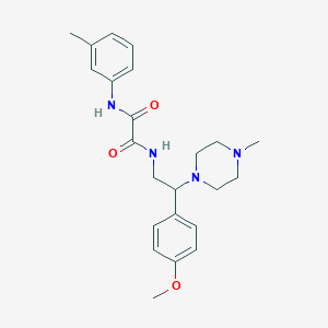 N1-(2-(4-methoxyphenyl)-2-(4-methylpiperazin-1-yl)ethyl)-N2-(m-tolyl)oxalamide