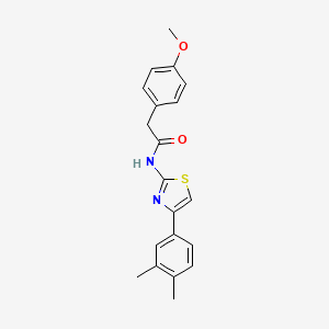 N-[4-(3,4-dimethylphenyl)-1,3-thiazol-2-yl]-2-(4-methoxyphenyl)acetamide