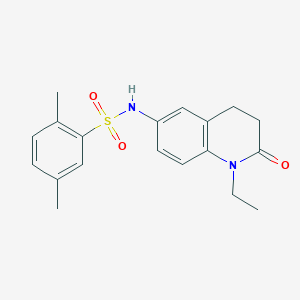 N-(1-ethyl-2-oxo-1,2,3,4-tetrahydroquinolin-6-yl)-2,5-dimethylbenzenesulfonamide