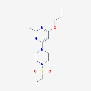 4-(4-(Ethylsulfonyl)piperazin-1-yl)-2-methyl-6-propoxypyrimidine
