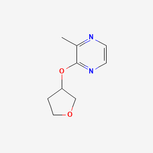 2-Methyl-3-(oxolan-3-yloxy)pyrazine