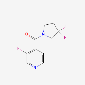 (3,3-Difluoropyrrolidin-1-yl)(3-fluoropyridin-4-yl)methanone