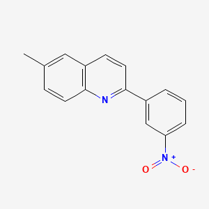 6-Methyl-2-(3-nitrophenyl)quinoline