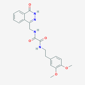N1-(3,4-dimethoxyphenethyl)-N2-((4-oxo-3,4-dihydrophthalazin-1-yl)methyl)oxalamide