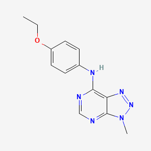 N-(4-ethoxyphenyl)-3-methyl-3H-[1,2,3]triazolo[4,5-d]pyrimidin-7-amine