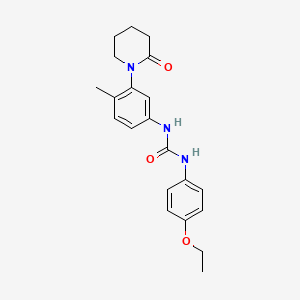 1-(4-Ethoxyphenyl)-3-[4-methyl-3-(2-oxopiperidin-1-yl)phenyl]urea