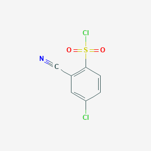 4-Chloro-2-cyanobenzene-1-sulfonyl chloride