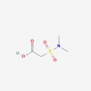 molecular formula C4H9NO4S B2427569 Dimethylsulfamoyl-acetic acid CAS No. 1010816-12-2