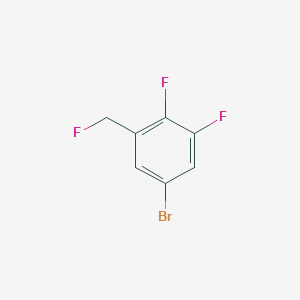 molecular formula C7H4BrF3 B2427575 5-Bromo-2,3-difluorobenzyl fluoride CAS No. 2244085-63-8