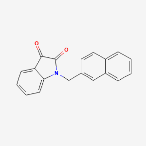 molecular formula C19H13NO2 B2427616 1-(2-naphthylmethyl)-1H-indole-2,3-dione CAS No. 79183-43-0