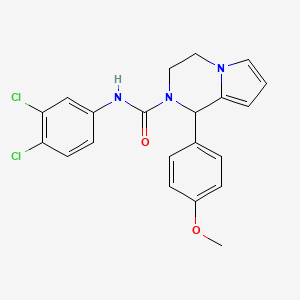 N-(3,4-dichlorophenyl)-1-(4-methoxyphenyl)-3,4-dihydropyrrolo[1,2-a]pyrazine-2(1H)-carboxamide