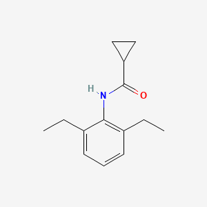 molecular formula C14H19NO B2427628 N-(2,6-diethylphenyl)cyclopropanecarboxamide CAS No. 23745-10-0