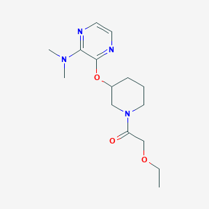 1-(3-((3-(Dimethylamino)pyrazin-2-yl)oxy)piperidin-1-yl)-2-ethoxyethanone