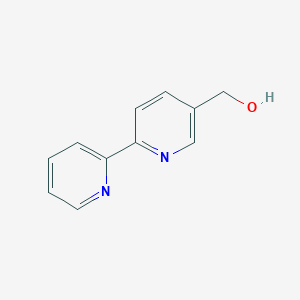 molecular formula C11H10N2O B2427713 [6-(吡啶-2-基)吡啶-3-基]甲醇 CAS No. 146581-87-5