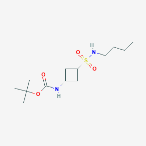 molecular formula C13H26N2O4S B2427725 Tert-butyl N-[3-(butylsulfamoyl)cyclobutyl]carbamate CAS No. 2580254-68-6