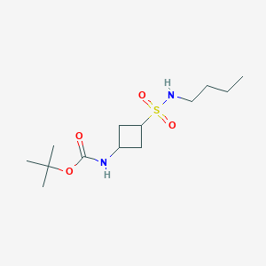 Tert-butyl N-[3-(butylsulfamoyl)cyclobutyl]carbamate
