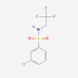 3-Chloro-N-(2,2,2-trifluoroethyl)benzenesulfonamide