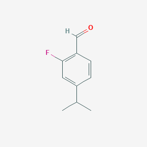 molecular formula C10H11FO B2427777 2-Fluoro-4-isopropylbenzaldehyde CAS No. 1289014-70-5