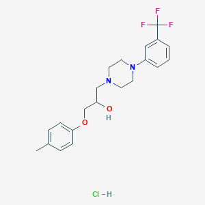1-(p-Tolyloxy)-3-(4-(3-(trifluoromethyl)phenyl)piperazin-1-yl)propan-2-ol hydrochloride